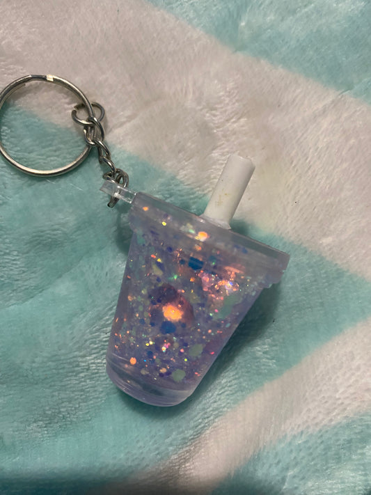 Glitter keychain