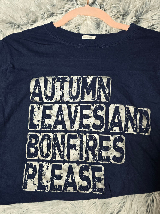 Autumn Leaves Bonfires please